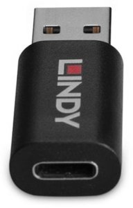 Adapter USB Lindy 71264 USB-A - USB-C Czarny  (71264) 3