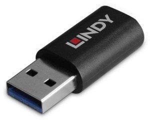 Adapter USB Lindy 71264 USB-A - USB-C Czarny  (71264) 5