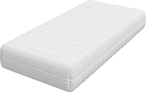 vidaXL Materace Biały 60 x 120 cm 100% materiał poliestrowy 2