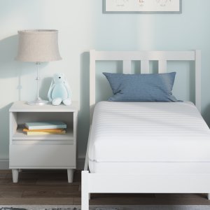 vidaXL Materace Biały 60 x 120 cm 100% materiał poliestrowy 3