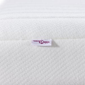 vidaXL Materace Biały 60 x 120 cm 100% materiał poliestrowy 4