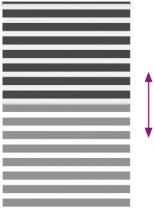 Roleta zebra, czarna, szerokość tkaniny 135,9 cm, poliester Lumarko! Lumarko! 5