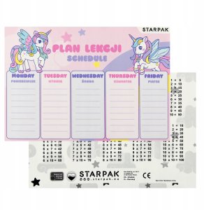 PLAN LEKCJI NAKLEJKI NA ZESZ STK UNICORN PUD1/24 2
