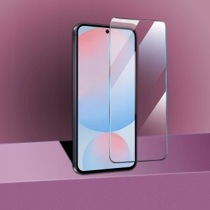 Etui do Samsung A56 5G silikonowe MATOWE serce + Szkło ochronne 9H 2