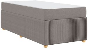 vidaXL Ramka łóżka Inny Ciemnoszary 80 x 200 cm tkanina 9