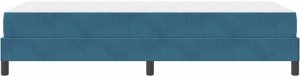 vidaXL Łóżko kontynentalne z materacem Ciemnoniebieski 80 x 200 cm 8