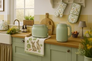 Toster na dwie kromki AMBITION ELECTRO VINTAGE szałwiowy 4