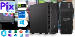 Komputer Pix Titan V2 Intel Core i7 NVIDIA GeForce RTX5060Ti 64GB DDR4 1000GB SSD Windows 11 8