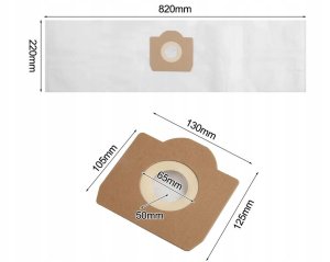 10x Worki odkurzacza KARCHER WD3 200 MV3 WD 2 PLUS SE4001 KWD3 ELECTROLUX 6