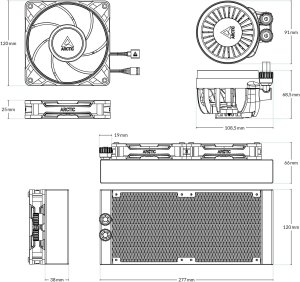 Chłodzenie wodne Arctic Liquid Freezer III Pro 240 (ACFRE00178A) 7