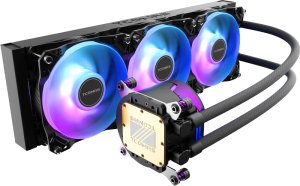 Chłodzenie wodne Tcomas LE100 360 Czarne 2