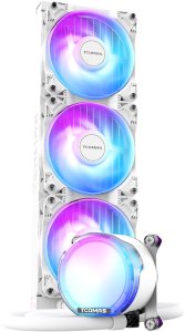 Chłodzenie wodne Tcomas LE100 360 Białe 2