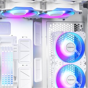 Chłodzenie wodne Tcomas LE100 360 Białe 4