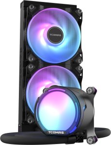 Chłodzenie wodne Tcomas LE100 240 Czarne 2