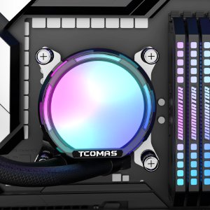 Chłodzenie wodne Tcomas LE100 240 Czarne 5