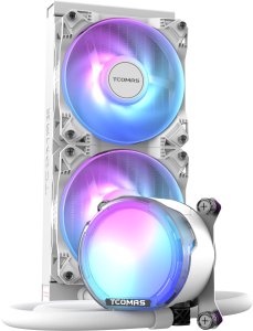 Chłodzenie wodne Tcomas LE100 240 Białe 2