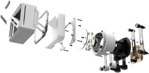 Chłodzenie wodne Tcomas LE200 360 Białe 14