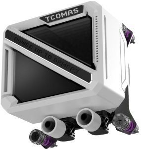 Chłodzenie wodne Tcomas LE200 360 Białe 15