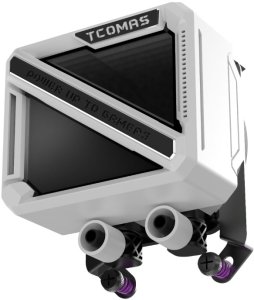 Chłodzenie wodne Tcomas LE200 360 Białe 16