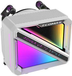 Chłodzenie wodne Tcomas LE200 360 Białe 5