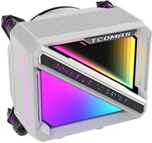 Chłodzenie wodne Tcomas LE200 360 Białe 6