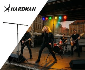 Statyw oświetleniowy z belką 1,6m-2,8m udźwig do 45kg LS1  HARDMAN one size 2