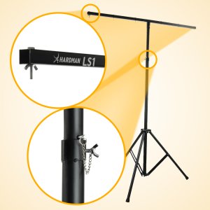Statyw oświetleniowy z belką 1,6m-2,8m udźwig do 45kg LS1  HARDMAN one size 8