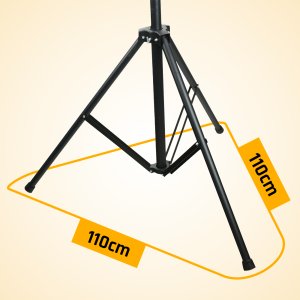 Statyw oświetleniowy z belką 1,6m-2,8m udźwig do 45kg LS1  HARDMAN one size 9