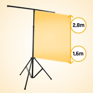 Statyw oświetleniowy z belką 1,6m-2,8m udźwig do 45kg LS1  HARDMAN one size 10