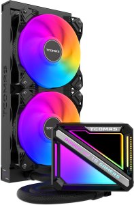 Chłodzenie wodne Tcomas LE200 240 Czarne 2