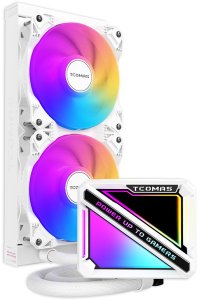 Chłodzenie wodne Tcomas LE200 240 Białe 2