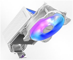Chłodzenie CPU Tcomas SJ-R400 4HP Białe 3