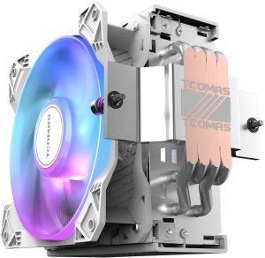 Chłodzenie CPU Tcomas SJ-R400 4HP Białe 6
