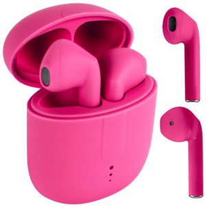 TelForceone Setty Bluetooth earphones TWS with a charging case STWS-16 pink 2