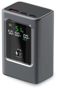 Powerbank SBS 10000mAh PD 35W z wyświetlaczem LCD - szary 3