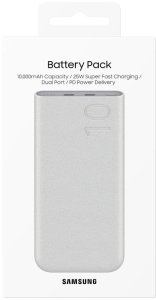 Powerbank Samsung EB-P3400XUEGWW FastCharge 2x USB-C 25W 10000mAh - beżowy 4