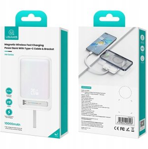 Powerbank USAMS XM Series CD219 10000mAh Magnetic Wireless biały 14