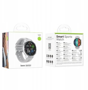 Smartwatch Hoco 1,46" TFT IP67 z funkcją rozmowy Y31 srebrny 5