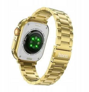 Smartwatch Hoco 1,96" TFT z funkcją rozmowy Y12 Ultra titanium złoty [EOL] 2