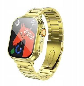 Smartwatch Hoco 1,96" TFT z funkcją rozmowy Y12 Ultra titanium złoty [EOL] 5