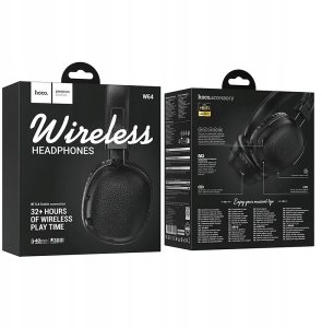 Słuchawki bezprzewodowe nauszne Hoco W64 czarne 5