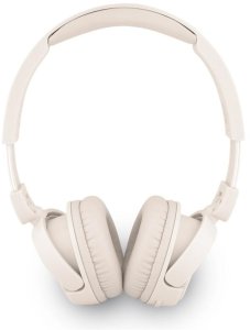 Słuchawki nauszne Guess Bluetooth 5.3 Metal Logo Script beżowy 2