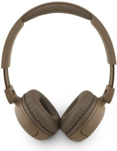 Słuchawki nauszne Guess Bluetooth 5.3 Metal Logo Script brązowy 2