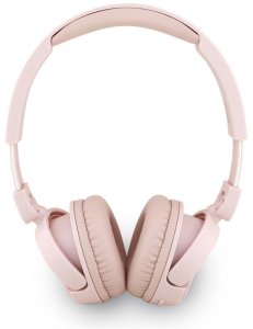 Słuchawki nauszne Guess Bluetooth 5.3 Metal Logo Script różowy 2