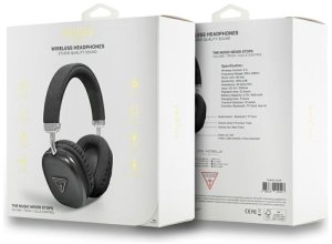 Słuchawki nauszne Guess Bluetooth 5.3 Metallic Triangle Logo czarny 4