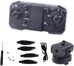 Dron D11 Zdalnie Sterowany Kamera HD WIFI Sterowanie Gestami Pilot Żółty 3