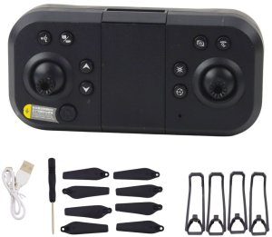 Dron LU50 Air Podwójna Kamera HD MV Video Światła LED Aplikacja 3