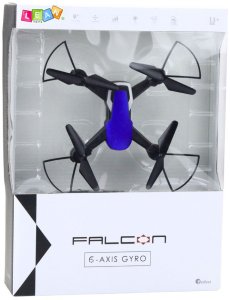 Dron LeanToys Dron Sześcioosiowy Żyroskop Światła LED Obrót 360° Niebieski 4
