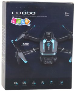 Dron Zdalnie Sterowany LU800 Kamera Światła LED Pomarańczowy 4