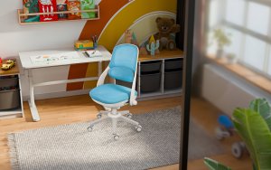 Fotel Obrotowy Dla Dzieci I Młodzieży Regulowany Mark Adler Junior 4.7 Blue 5